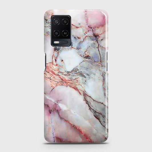 Oppo A54 4G Cover - Violet Sky Marble Trendy Printed Hard Case with Life Time Colors Guarantee ( Fast Delivery )