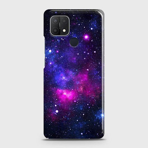 Oppo A15s Cover - Dark Galaxy Stars Modern Printed Hard Case with Life Time Colors Guarantee b51 ( Fast Delivery )