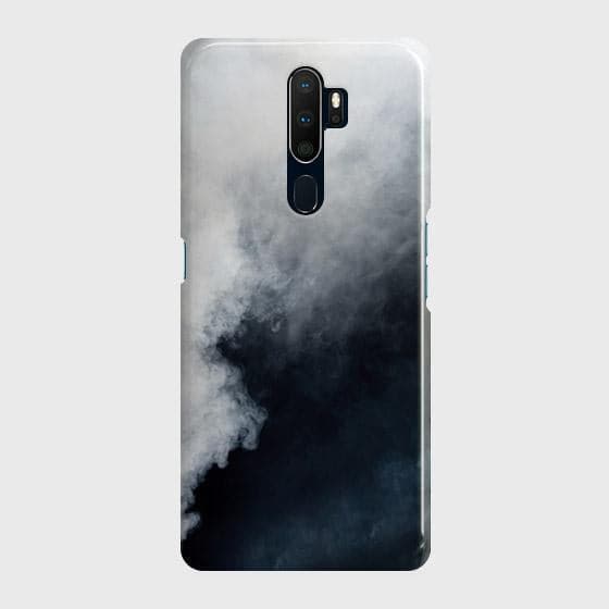Oppo A5 2020 Cover - Matte Finish - Trendy Misty White and Black Marble Printed Hard Case with Life Time Colors Guarantee (Fast Delivery)