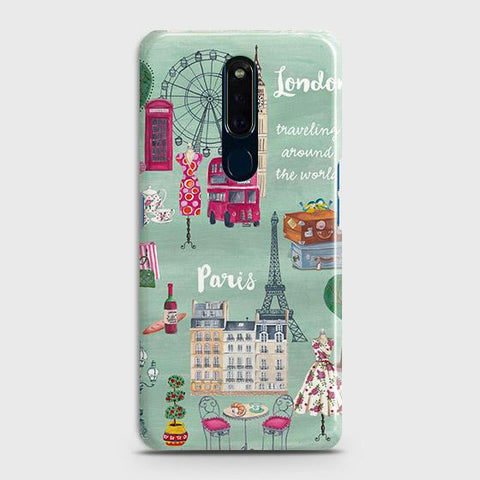 Oppo F11 Cover - Matte Finish - London, Paris, New York ModernPrinted Hard Case with Life Time Colors Guarantee ( Fast Delivery )