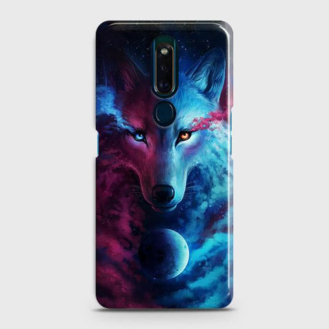 Oppo F11 Pro Cover - Infinity Wolf Trendy Printed Hard Case with Life Time Colors Guarantee ( Fast Delivery )