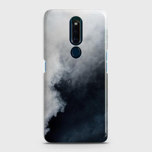 Oppo F11 Pro Cover - Matte Finish - Trendy Misty White and Black Marble Printed Hard Case with Life Time Colors Guarantee(1) ( Fast Delivery )