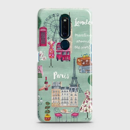 Oppo F11 Pro Cover - Matte Finish - London, Paris, New York ModernPrinted Hard Case with Life Time Colors Guarante (Fast Delivery)
