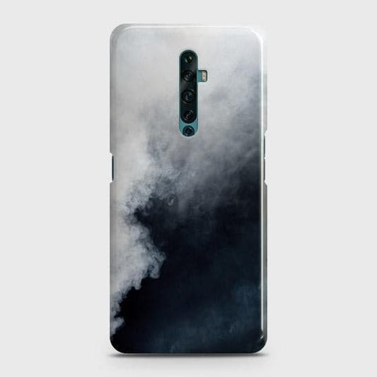 Oppo Reno 2F Cover - Matte Finish - Trendy Misty White and Black Marble Printed Hard Case with Life Time Colors Guarantee ( Fast Delivery )