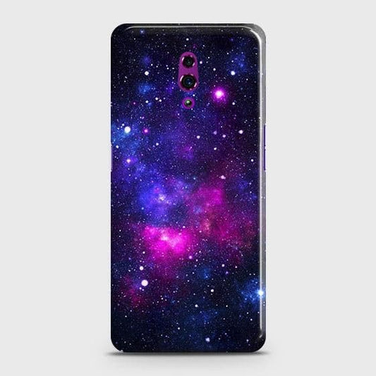 Oppo Reno Cover - Dark Galaxy Stars Modern Printed Hard Case with Life Time Colors Guarantee (Fast Delivery)