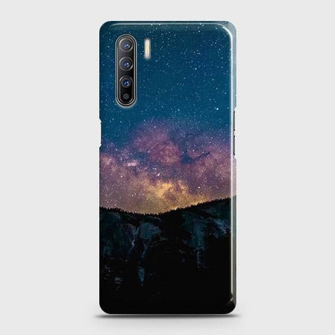 Oppo A91 Cover - Matte Finish - Embrace Dark Galaxy  Trendy Printed Hard Case with Life Time Colors Guarantee ( Fast Delivery )