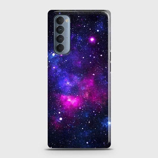 Oppo Reno 4 Pro 4G Cover - Dark Galaxy Stars Modern Printed Hard Case with Life Time Colors Guarantee B (33) 1 ( Fast Delivery )