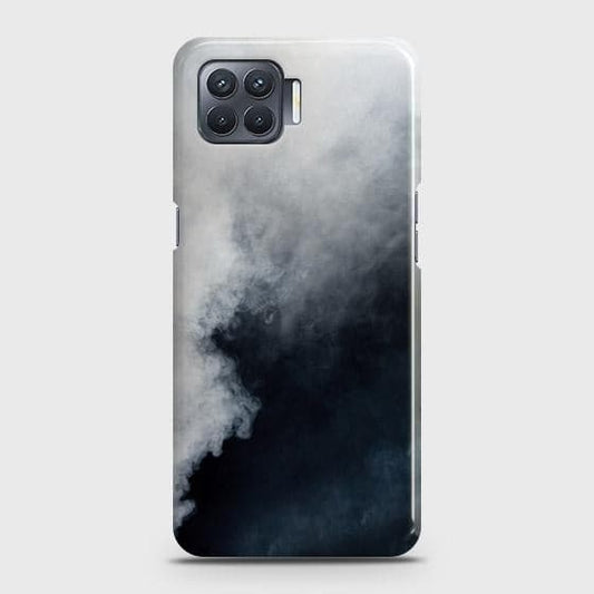 Oppo Reno4 Lite Cover - Matte Finish - Trendy Misty White and Black Marble Printed Hard Case with Life Time Colors Guarantee b65 ( Fast Delivery )