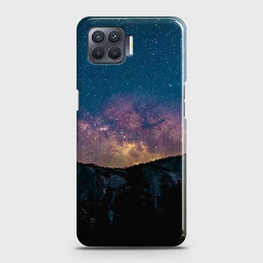 Oppo Reno 4F Cover - Matte Finish - Embrace Dark Galaxy  Trendy Printed Hard Case with Life Time Colors Guarantee b49 ( Fast Delivery )