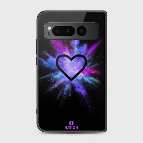 Google Pixel Fold - Onation Heart Series - HQ Premium Shine Durable Shatterproof Case