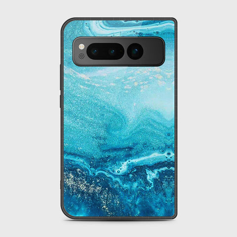 Google Pixel Fold - Mystic Marble Series - HQ Premium Shine Durable Shatterproof Case