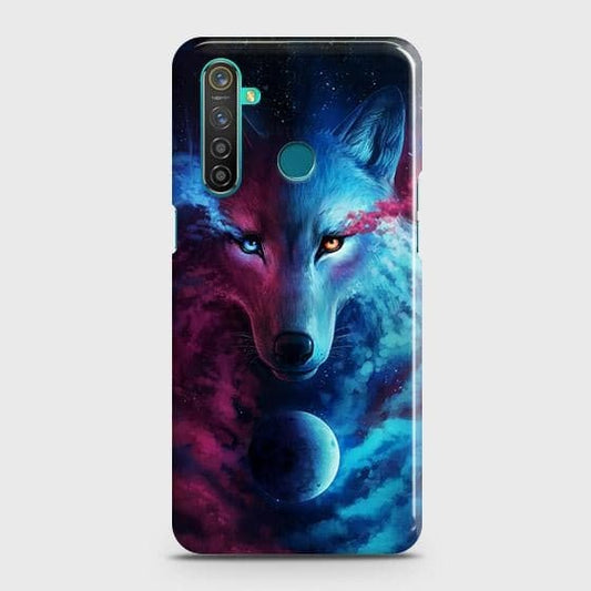 Realme 5 Pro Cover - Infinity Wolf Trendy Printed Hard Case with Life Time Colors Guarantee (Fast Delivery)