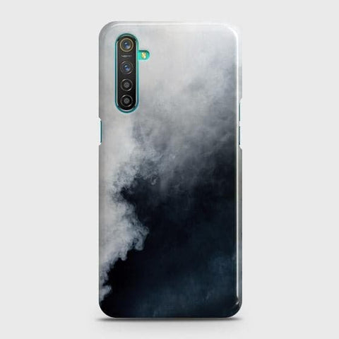 Realme 6s Cover - Matte Finish - Trendy Misty White and Black Marble Printed Hard Case with Life Time Colors Guarantee ( Fast Delivery )