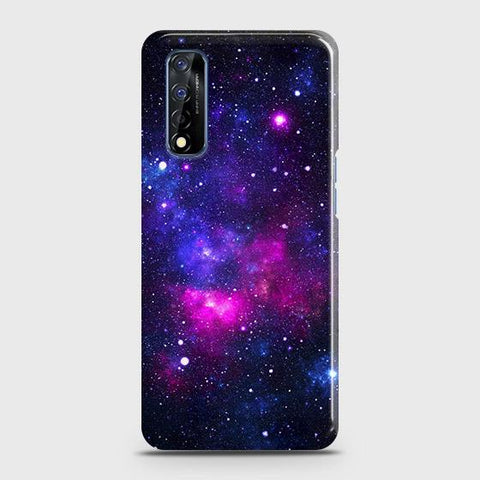 Realme Narzo 30 Cover - Dark Galaxy Stars Modern Printed Hard Case with Life Time Colors Guarantee ( Fast Delivery )