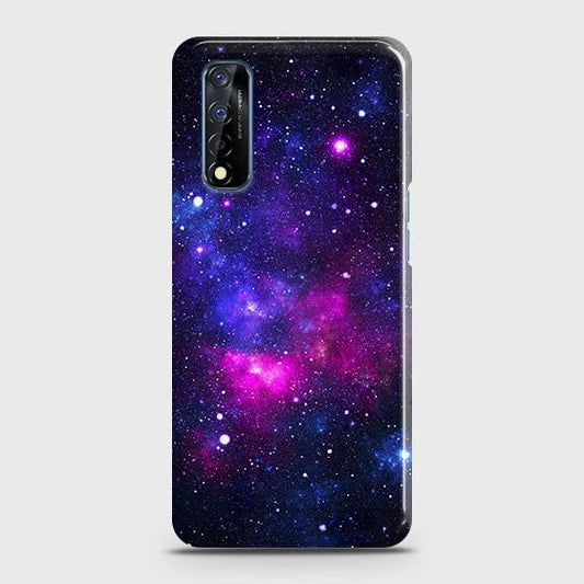 Realme 7 Cover - Dark Galaxy Stars Modern Printed Hard Case with Life Time Colors Guarantee ( Fast Delivery )