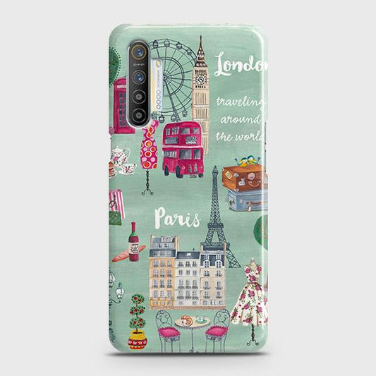 Realme XT Cover - Matte Finish - London, Paris, New York ModernPrinted Hard Case with Life Time Colors Guarantee ( Fast Delivery )