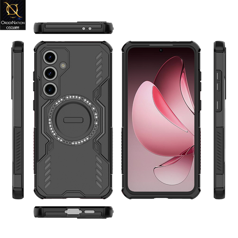 Samsung Galaxy S26 Plus Cover - Black -  New Cooling Non-Slip Shockproof Magsafe Full Coverage Back Cover