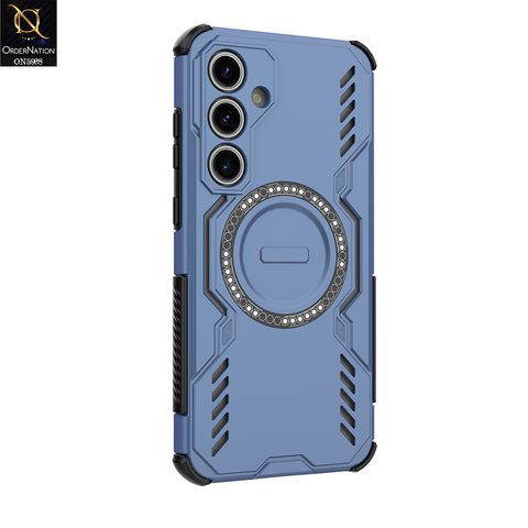 Samsung Galaxy S26 Cover - Blue - New Cooling Non-Slip Shockproof Magsafe Full Coverage Back Cover