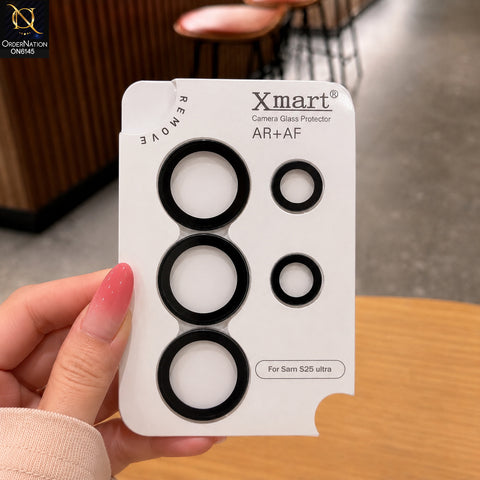 Samsung Galaxy S25 Ultra Camera Protector - Black - Xmart AR+AF Camera Lens Protector