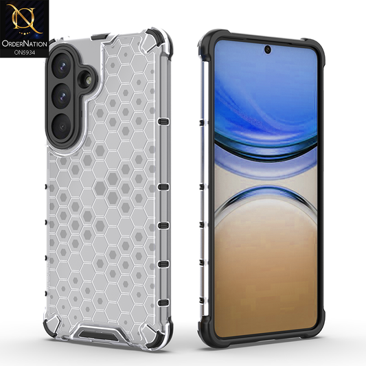Samsung Galaxy S26 Plus Cover - Transparent - Airbag Shockproof Hybrid Honeycomb Transparent Case