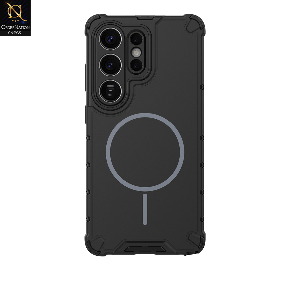 Samsung Galaxy S26 Ultra Cover - Black -  New Premium Quality TPU Shockproof Case With MagSafe Compatible