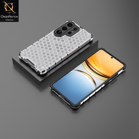 Samsung Galaxy S26 Ultra Cover - Transparent - Airbag Shockproof Hybrid Honeycomb Transparent Case
