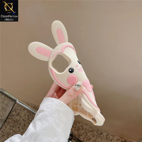 iPhone 14 Pro Max  Cover - Gray - New Cute 3D Animal Soft Case