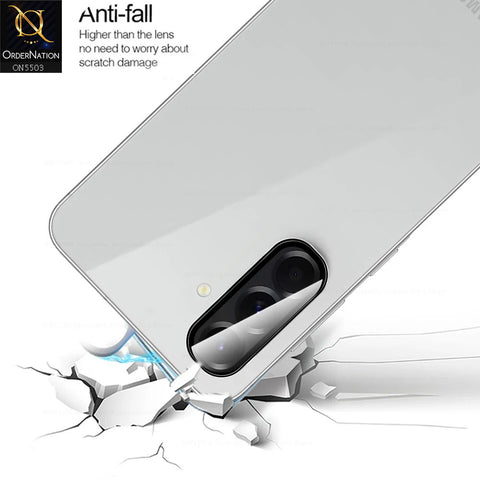 Samsung Galaxy A56 Cover - Black - New Lens Metal Frame Tempered Glass Camera Protector