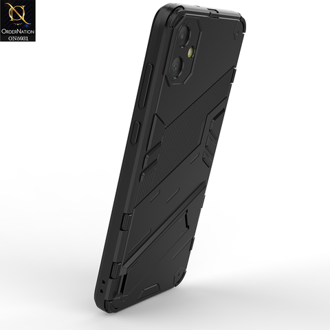 Samsung Galaxy A05 Cover - Black -   New Ultra Punk TPU Shockproof Phone Case with Kickstand And Camera Protection