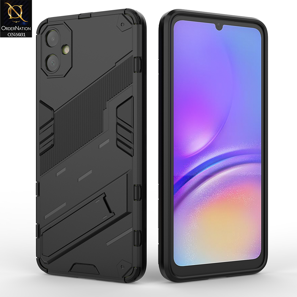 Samsung Galaxy A05 Cover - Black -   New Ultra Punk TPU Shockproof Phone Case with Kickstand And Camera Protection