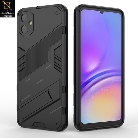 Samsung Galaxy A05 Cover - Black -   New Ultra Punk TPU Shockproof Phone Case with Kickstand And Camera Protection