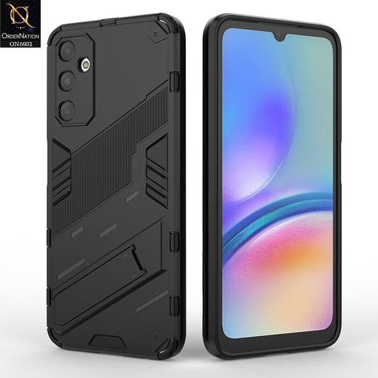 Samsung Galaxy A05s Cover - Black - New Ultra Punk TPU Shockproof Phone Case with Kickstand And Camera Protection