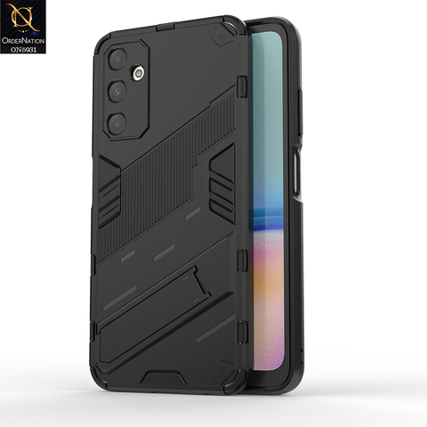 Samsung Galaxy A05s Cover - Black - New Ultra Punk TPU Shockproof Phone Case with Kickstand And Camera Protection