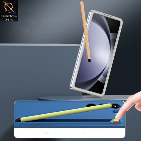 Samsung Galaxy Z Fold 6 5G Cover - Blue - Luxury Skinfeel Shockproof Protective Case With Stylus Pen