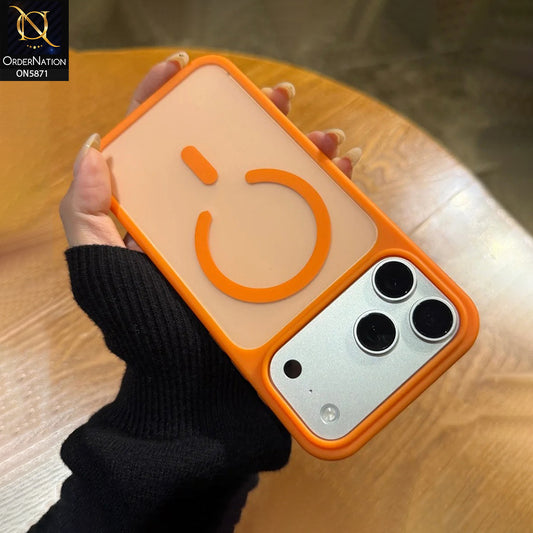 iPhone 17 Pro Max Cover - Orange - New Premium X-LEVEL MAGNET ARMOR Back Case
