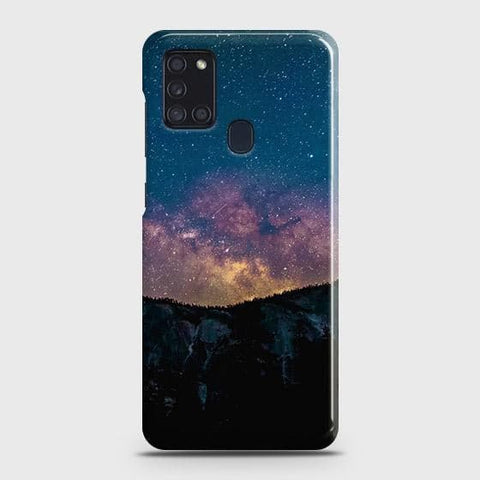Samsung Galaxy A21s Cover - Matte Finish - Embrace Dark Galaxy  Trendy Printed Hard Case with Life Time Colors Guarantee (Fast Delivery)