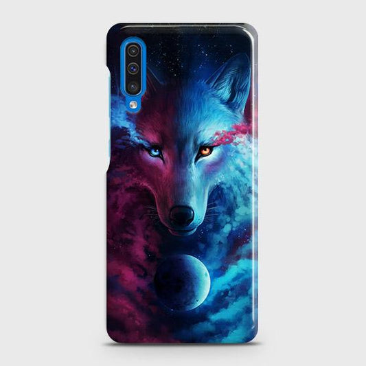 Samsung Galaxy A50s Cover - Infinity Wolf Trendy Printed Hard Case with Life Time Colors Guarantee ( Fast Delivery )