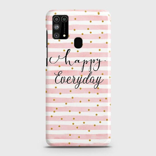Samsung Galaxy M31 Cover - Trendy Happy Everyday Printed Hard Case with Life Time Colors Guarantee ( Fast Delivery )