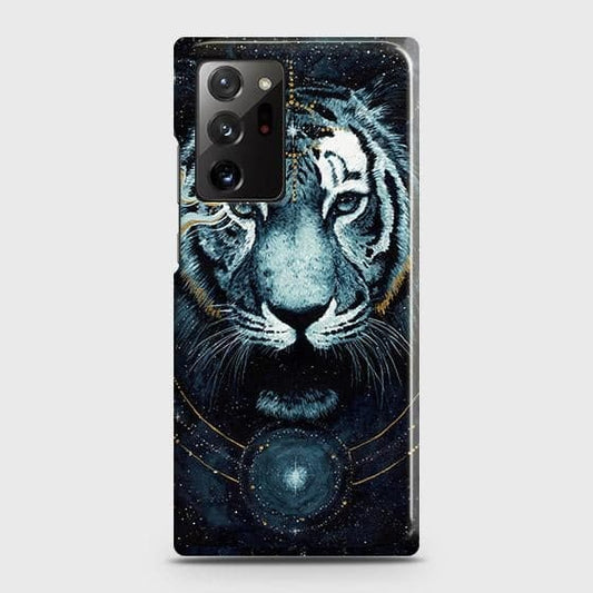 Samsung Galaxy Note 20 Ultra Cover - Vintage Galaxy Tiger Printed Hard Case with Life Time Colors Guarantee ( Fast Delivery )