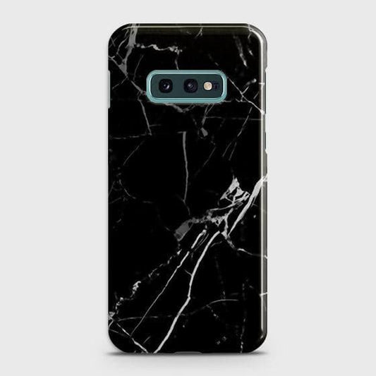 Samsung Galaxy S10e Cover - Black Modern Classic Marble Printed Hard Case with Life Time Colors Guarantee(1) ( Fast Delivery )