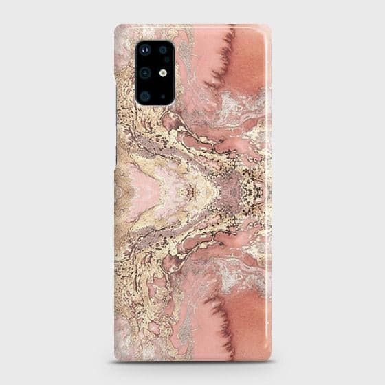 Samsung Galaxy S20 Plus Cover - Trendy Chic Rose Gold Marble Printed Hard Case with Life Time Colors Guarantee ( Fast Delivery )