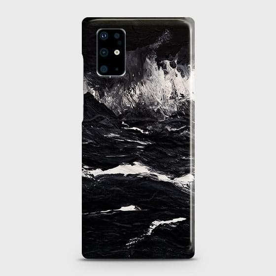Samsung Galaxy S20 Plus Cover - Black Ocean Marble Trendy Printed Hard Case with Life Time Colors Guarantee ( Fast Delivery )