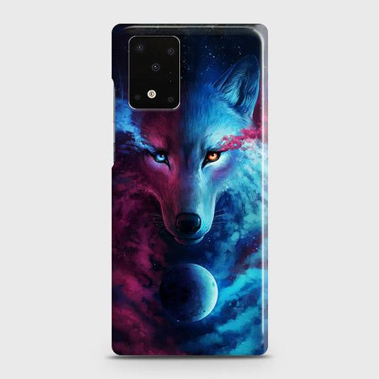 Samsung Galaxy S20 Ultra Cover - Infinity Wolf Trendy Printed Hard Case with Life Time Colors Guarantee ( Fast Delivery )