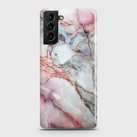Samsung Galaxy S21 5G Cover - Violet Sky Marble Trendy Printed Hard Case with Life Time Colors Guarantee (Fast Delivery)