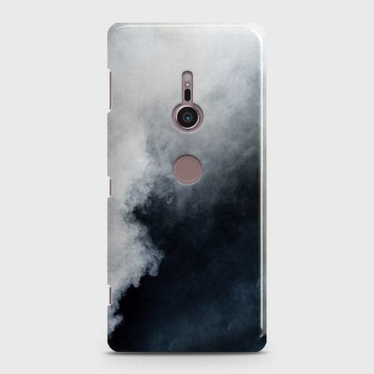 Sony Xperia XZ3 Cover - Matte Finish - Trendy Misty White and Black Marble Printed Hard Case with Life Time Colors Guarantee ( Fast Delivery )