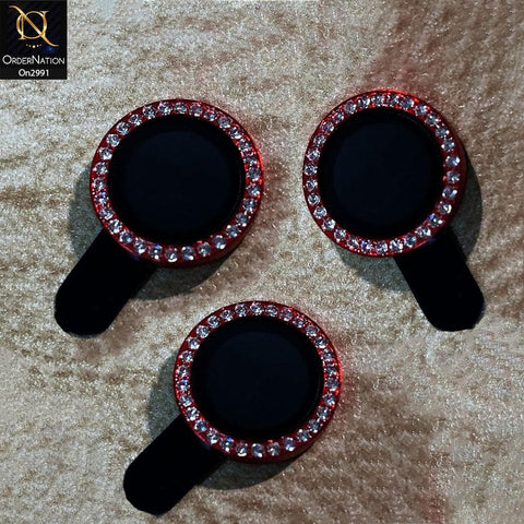 iPhone 14 Pro Camera Protector - New Girlish Diamond Rhinestones Inlaid Camera Lens Rings Protector