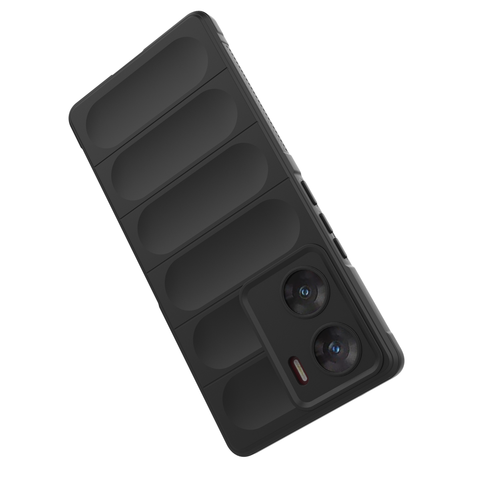 Vivo Y200 5G Cover - Black - New Flexible TPU Mobile Phone Back Cover Scratch Proof Phone Protective Case