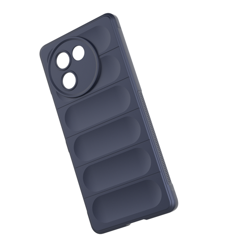 Vivo V30e Cover - Gray - New Flexible TPU Mobile Phone Back Cover Scratch Proof Phone Protective Case