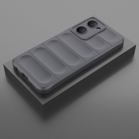 Vivo Y03 Cover - Gray - New Flexible TPU Mobile Phone Back Cover Scratch Proof Phone Protective Case