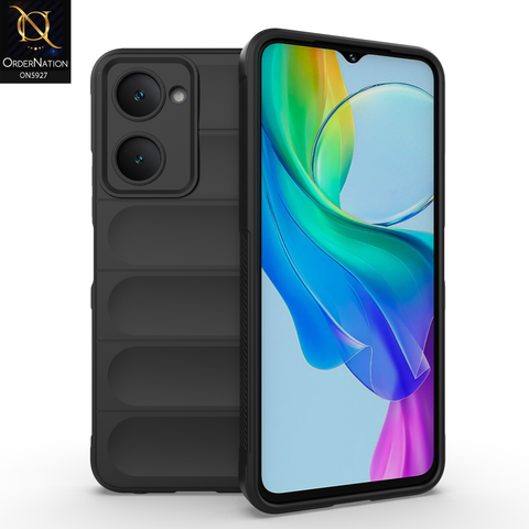 Vivo Y18 Cover - Black - New Flexible TPU Mobile Phone Back Cover Scratch Proof Phone Protective Case